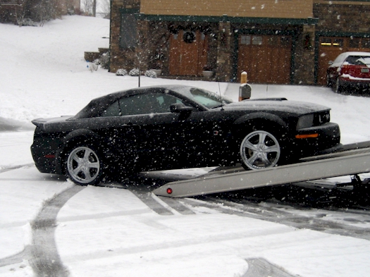 McAdams Car Dealership Mustang Delivery