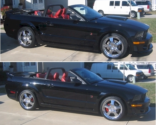Dupli-Color Caliper Paint applied - side view